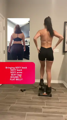Body under construction ⚒️ as a new mom working from home, this little  machine has been my go to and I absolutely love my results ❤️ pp health and fitness journey.  I got it for myself last year right before Christmas 😝 #athomeworkout #workoutforbeginners #workoutmotivation #transformation #fitmomsoftiktok #ministepperworkout #workoutroutine #backfat #flatbelly 