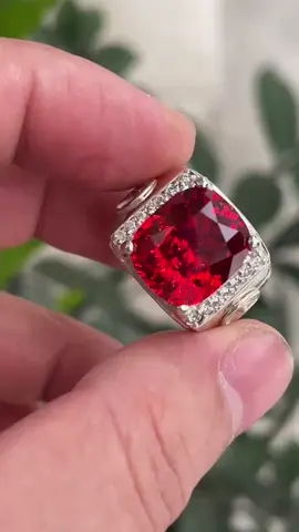 nhẫn bạc đá topaz đỏ em mời cả nhà ngắm ạ ❤️❤️❤️