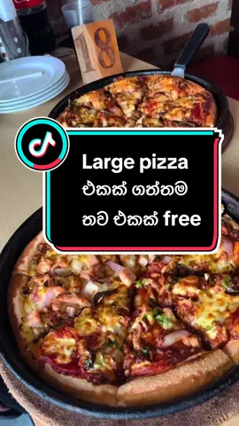 Large pizza එකක් ගත්තම තව එකක් free  . @Pizza Hut Sri Lanka  #slfoodreview #Foodie #sakusdiary #SriLankanFood #foodreview #offer #placestoeat #buyonegetonefree #foryou #fypシ #WhereToEat #budget #pizza #pizzahut #placestoeat #viral #resturant #FoodTok #offers #foodblogger #pizzalover 