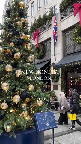 New Bond St, London 🎄❤️ #london #christmas 