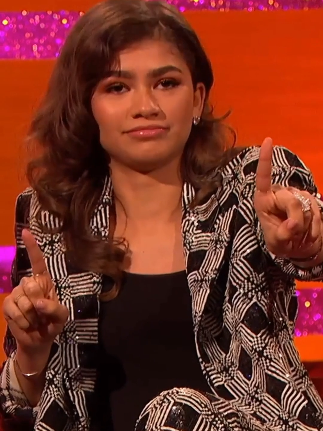 these icons have zero filter & we're here for it 💅 #zendaya #grahamnorton #thegrahamnortonshow #adele #amyschumer #goldiehawn #hughjackman #hilarious