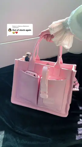 Replying to @Bianca Medina In stoke again!!!🥳🥳🥳 Boss added 100pcs!!!  Go go fast! Don’t miss this pink Tote Bag this time!! 👀#tiktokmademebuyit #LifeOnTikTok #fyp #foryou #blackfridaydeals #tiktokshopcybermonday #TikTokShopBlackFriday #totebags #bag #storage #Totebag #viralvideo #pink 