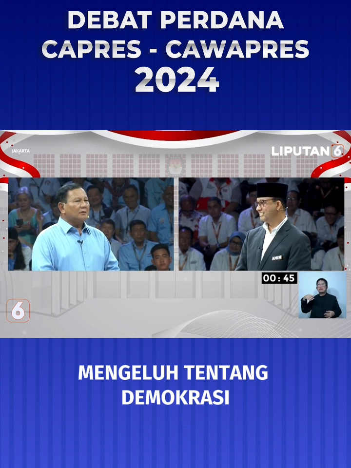 Momen Prabowo-Anies saling serang bahas oposisi dan demokrasi di Debat Capres.  #salingjaga  #anies  #aniesbaswedan  #prabowo  #prabowosubianto  #kampanye  #pilpres2024  #pemilu2024  #newssctv  #liputan6  #liputan6sctv  #liputan6pagi  #liputan6siang #berita #beritatiktok  #beritaditiktok  #beritaterkini  #beritaharini  #viral  #viralvideo  #viraltiktok  #fyp  #fy  #fypage  #longervideo  #longervideos  #lewatberanda  #ekspresikandengancapcut  #debatpilpres  #debatcaprescawapres  #debatpilpres2024