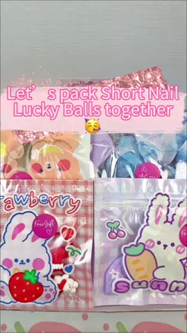 Today let's pack Short Nail Lucky Balls & other cuties together for Gemma 🥳 #bellerosenails #pressonnails #pressonnailslover #pressons #asmrpackaging #asmrpackingorders #asmrpacking #scoop #scoops #LuckyBall #LuckyBalls
