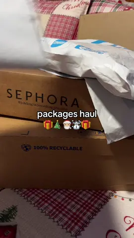 chrsitmas came early for meee hehehe ❤️ #fyp #foryou #haul #packages #packagehaul #christmas #bathandbodyworks #funkopop #sephora #childrensplace #omarapollo 