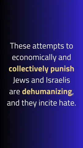 As the Israel-Hamas war continues, we have seen angry mobs swarm Jewish and Israeli businesses, harassment of Jews in commercial spaces, and a movement to boycott and target companies that are perceived to be Zionist resurge. History shows that Jews have been collectively targeted before, as well as the dangers of letting this antisemitic behavior become normalized. We must fight back against it now.   #antisemitism #antisemitismneedstostop #Israel #Zionism #Descrimination #Jewish #Business #Businesses #BDS #Boycott #News #ForYou 