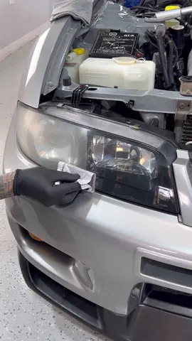 V-Light is a headlight ceramic coating that lasts up to 1 year and can be applied right after the wet sanding process. It can also be applied on new headlights as a preventive protection. #autodetailing #cardetailing #satisfying #satisfyingvideos #satisfyingdetailing #carcare #vonixx #vonixxusa #vlight #vonixxvlight #ceramiccoating #headlightrestoration #skyline #nissanskyline #gtr #skylinegtr #skyliner33 #r33 