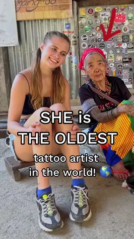 Living legend: Meet Apo Whang Od, the world’s oldest tattoo artist, preserving tradition one ink at a time. 🎥 nastya_abroad Credits to respective owner (DM for removal) #manual #artists  #ancient #healing 