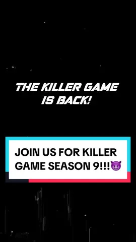 Missed us? 😈 We’re back and we want YOU to join us!!! Think you have what it takes to be a part of the next season of Killer Game? Sign up via the link in our bio and perhaps you’ll be the next civilian… or killer? 🔪 #killergame 