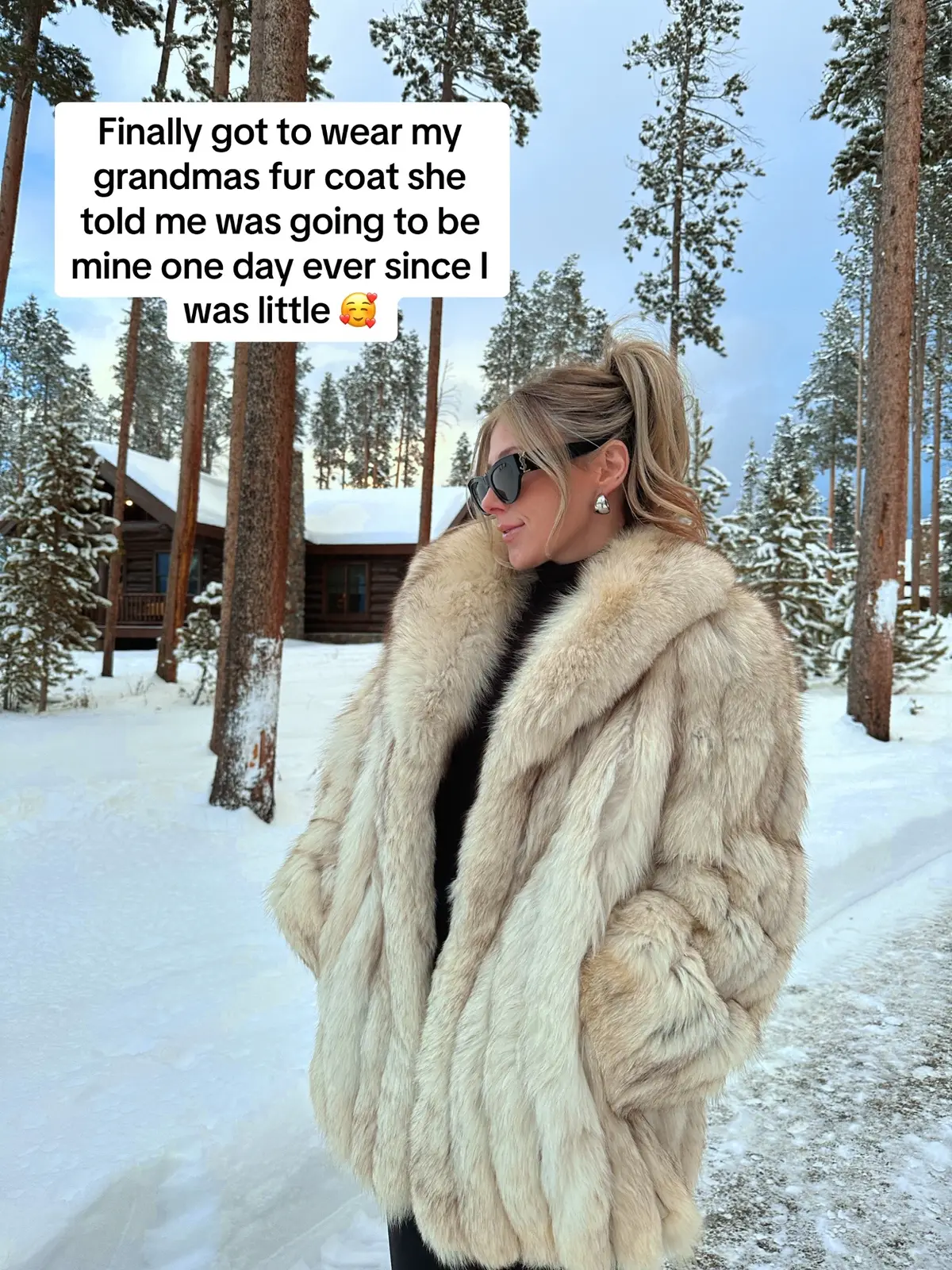 Gigi was a stylish queen 🥰 #furcoat #winter #winterwonderland #grandmasoftiktok #grandmacore #gigi #familyheirlooms #wintercoat #winterfashion #snowfashion #fyp #winter2023 #winterstyle #styleinspo #christmasoutfit #christmasstyle