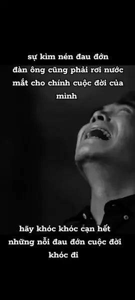 những giọt nước mắt đau đớn của người đàn ông một mình đối diện với tất cả. #stt_buồn_tâm_trạng #camxucbuon #tamtrang #tamtrangbuon #kecodon #đanongtruongthanh 