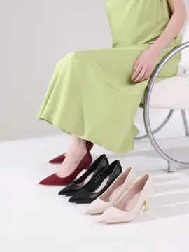 Elevate your style with these chic mid-heeled shoes from our collection of women's heels. The Design Solid Color Pointed Toe Mid-heeled shoes (2.5INCH) 237-24A Pointed Heel Pumps are perfect for adding a touch of glamour to your outfit.