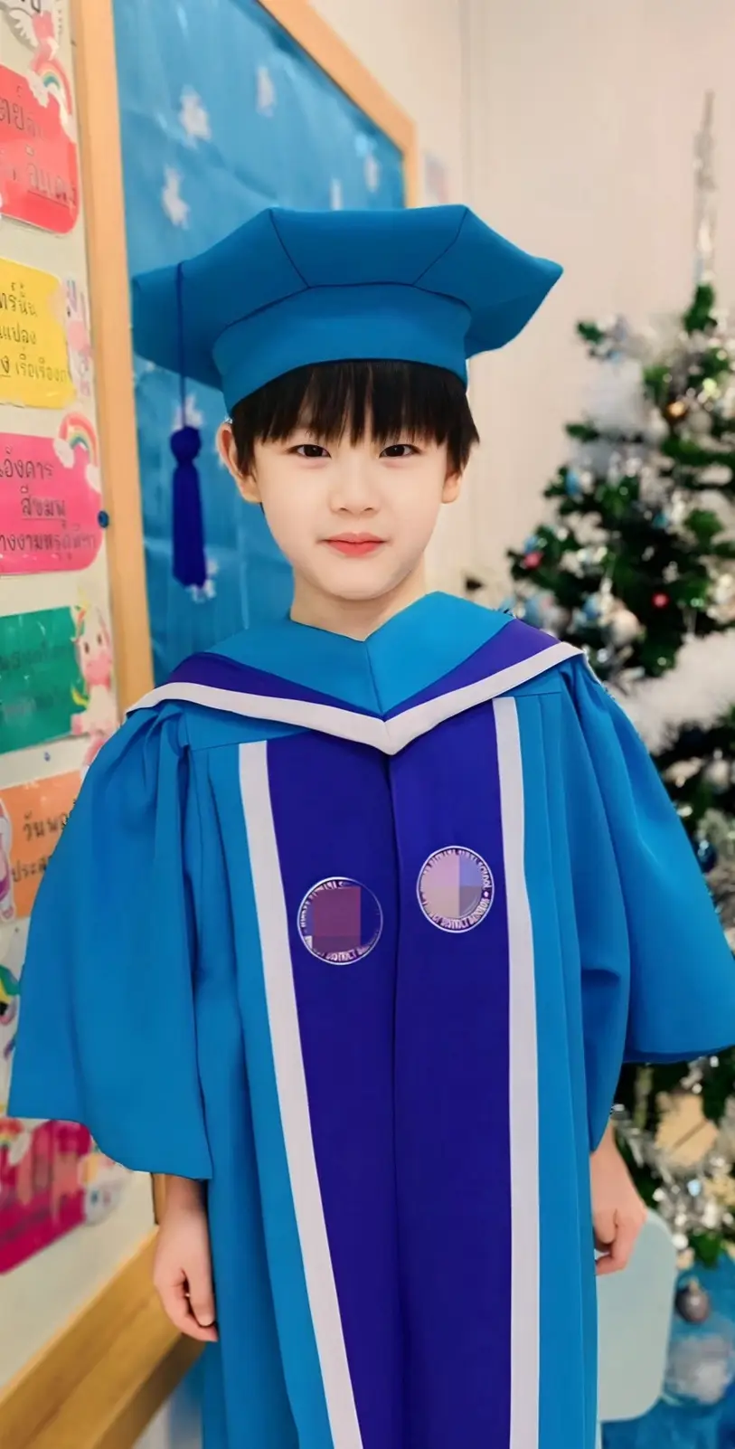 จะจบอนุบาล3 แล้ว เขินทุกรูป5555555555  #ดาวิน #davinthebaby 