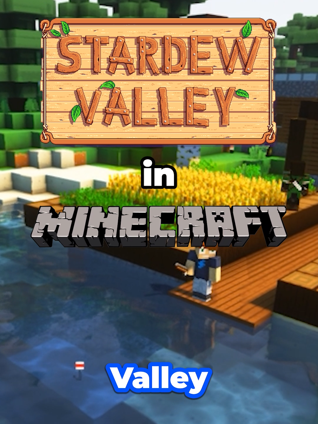 Stardew Valley + Minecraft = 💞 Comment what other games you'd want us to combine with Minecraft! #Minecraft  #minecraftmods #minetok  #minecraftservers  #stardewvalley #stardewtok