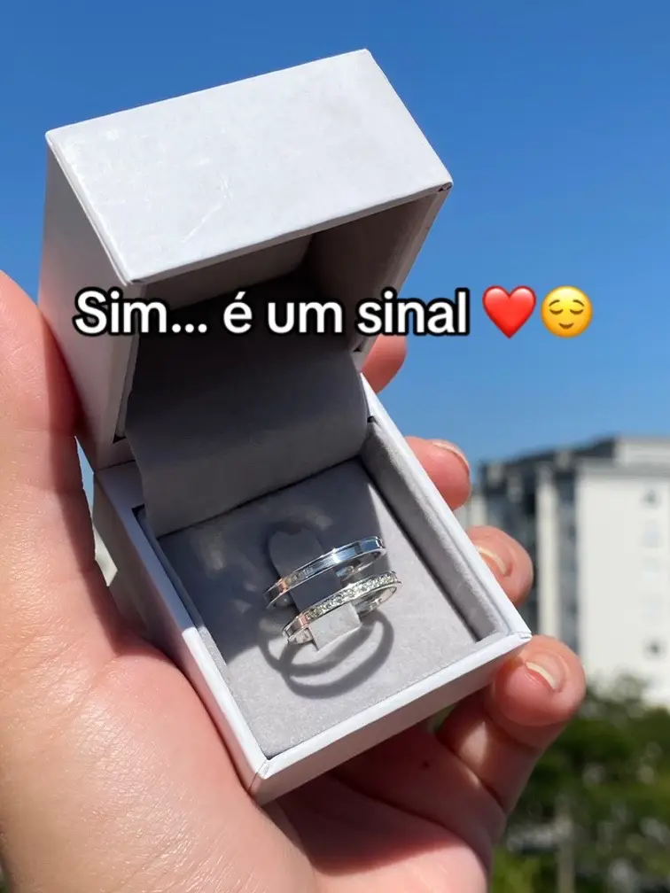 Se for um sinal eu recebo muito feliz… 🥹❤️ #fy #foryou #viral #trending #tiktokbrasil #trend #aliancasdenamoro #aliancas #veigh 