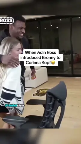 Bronny was so uninterested in Corinna😭 #adinross #bronny #corinnakopf #adincorinna 