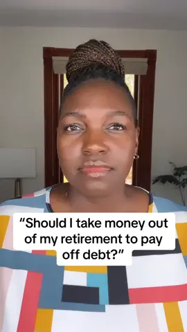 🛑 HELL NAH!⁣ ⁣ And I don’t care what you may have heard from anybody else!⁣ ⁣ Women already earn less than men, pay more than men for basic shit, and as a result are less likely to save or enough for retirement.⁣ ⁣ And whether you “borrow from yourself” by taking out a loan or do an early withdrawal from your retirement savings, you’re doing more damage to your future self than you realize.⁣ ⁣ Here are a few reasons why taking money out of your retirement to payoff debt is a bad idea:⁣ ⁣ ❌  𝐏𝐞𝐧𝐚𝐥𝐭𝐢𝐞𝐬 𝐚𝐧𝐝 𝐓𝐚𝐱𝐞𝐬: Withdrawing funds from retirement accounts before reaching the age of 59½ typically incurs heavy penalties and taxes. This means you lose a significant portion of your savings to these fees.⁣ ⁣ ❌ 𝐋𝐨𝐬𝐬 𝐨𝐟 𝐂𝐨𝐦𝐩𝐨𝐮𝐧𝐝 𝐈𝐧𝐭𝐞𝐫𝐞𝐬𝐭: Retirement accounts benefit from compound interest OVER TIME. When you withdraw funds, you not only lose the amount taken out but also the future growth that money would have generated. This can significantly impact the total amount you will have at retirement.⁣ ⁣ ❌ 𝐎𝐩𝐩𝐨𝐫𝐭𝐮𝐧𝐢𝐭𝐲 𝐂𝐨𝐬𝐭: The money you withdraw from your retirement account could have been invested and grown over time. By using it to pay off debt, you miss out on potential investment gains.⁣ ⁣ ❌ 𝐑𝐞𝐭𝐢𝐫𝐞𝐦𝐞𝐧𝐭 𝐒𝐡𝐨𝐫𝐭𝐟𝐚𝐥𝐥: Using retirement savings for current debts can lead to a shortfall in retirement funds. This might mean having to work longer than planned or living with reduced financial security in retirement.⁣ ⁣ ❌ 𝐒𝐞𝐭𝐭𝐢𝐧𝐠 𝐚 𝐏𝐫𝐞𝐜𝐞𝐝𝐞𝐧𝐭: It can be tempting to view your retirement fund as an accessible source of cash. This mindset can lead to repeated withdrawals, jeopardizing long-term financial security.⁣ ⁣ ❌ 𝐓𝐡𝐞 𝐂𝐲𝐜𝐥𝐞 𝐂𝐨𝐧𝐭𝐢𝐧𝐮𝐞𝐬: Using retirement savings to pay off debt doesn’t address the underlying issues that led to the debt. Without changing spending habits, building healthy financial habits, or financial planning, there’s a risk of falling back into debt.⁣ ⁣ Follow @debtfreegonnabe for tips to help you tackle your debt without sacrificing fun…or your retirement! #moneytok #personalfinance #debtfreecommunity #financetiktok #moneycoach #debtfreegonnabe #retirement #debthelp 
