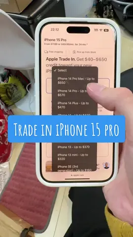 Shall I try asking in store? #iphone #iphone15 #iphone15pro #tradein #iphone13 #apple #Tech #cani #hitomidocameraroll 