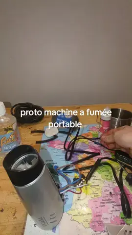 nouveau projet machine à fumée portable pour intégrer dans un accessoire de cosplay #cosplay #DIY #homemade 