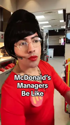 McDonald’s managers be like. #mcdonalds #managers #customerservice #mcdonaldsemployee #fastfood #mickyds #drivethru #mcmuffin #foryou #fyp 