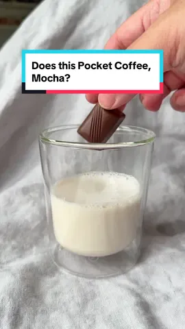 Replying to @rachie baby let’s see if this is good as mocha with just some milk! #PlacesInSydney #pocketcoffee #pocketcoffeespresso #pocketcoffeetogo #mocha #icedmocha #coffee #coffeehacks #hacks #lifehacks #onthego 