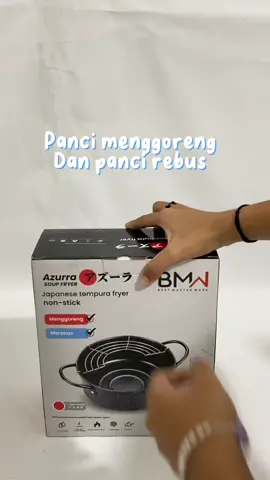 rekomendasi panci goreng dan panci rebus, harga termurah nih 🤩 #pancirebus #pancibmw #pancitempura 