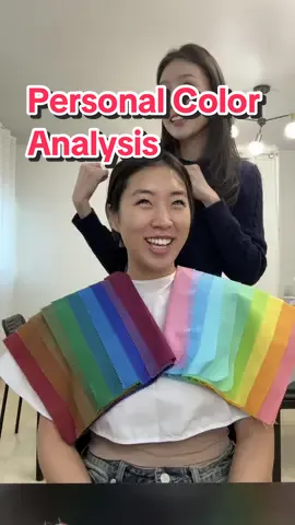 This personal color analysis experience was so much fun and insightful! This was actually my 2nd time getting a color analysis but I just wanted to verify my previous results😅💗🇰🇷 #personalcolor #personalcoloranalysis #korea #koreatrend #makeup #fashion #hair #kbeauty 