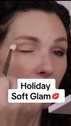 ❄️ Holiday Soft Glam #softglam #holidayglam #happyholidays #wintermakeup