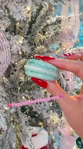 christmas macarons 🎄 whats your favourite dessert? 🫶