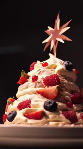 How bad do you want Santa to come?  #santaiscoming #naughtyornice #presenttime  Christmas tree Pavlova. 6 levels of cooked crunchy yet chewy meringue. Layered between my fresh cream chantilly, zesty passionfruit. My large firm tower is then decorated with seasonal juicy fruits, blueberries, raspberries, strawberries and red currents. Finished with a handmade chocolate star on top. Perfect for a hot Christmas #pavlova #fruit #pav #fresh #yummy #christmas #presenttime #xmas #strawberries #raspberries #blueberries #chef #pastrychef #pastries