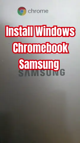 Chromebook to Windows #install #windows10 #chromebook #samsung #technocomkendari