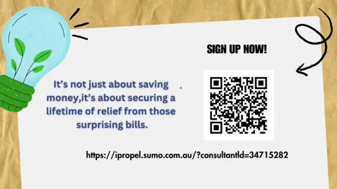 Switch to Propel by Sumo today and brighten your life with savings that last a lifetime! 💡💰 Sign up here now 👉🏻 https://ipropel.sumo.com.au/?consultantId=34715282 #iPropel #energysaving #signupnow #sydney 