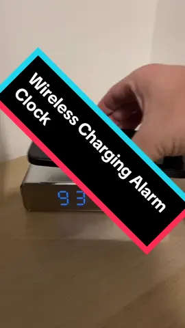 Love this Digital Wireless charging alarm clock ❤️ #fyp #festivesale #TikTokMadeMeBuyIt #shopwithtariq #tariqloves #christmas #christmas2023 #christmasgift #christmasgiftideas #giftsforher #giftsforhim #christmascountdown #christmastiktok #lopwert #lopwertloves #alarmclock #alarm #wirelesscharger #alarmclocks #bedroomdesign #gadgets 