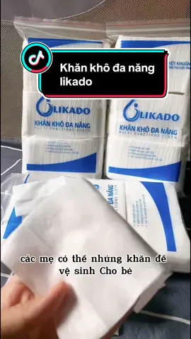 Khăn khô đa năng likado mềm mại,sử dụng an toàn cho bé.các mẹ có sử dụng để nhúng nước ấm và lau cho bé 🥰🥰 #khankhodanang #khankholikado #likado #review 