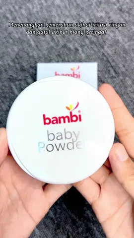 Anti biang keringat bundd ✨ #compactpowder #bambicompactpowder #bambi #bedakpadat #bedakpadatbayi #bedakpadatbayibambi #tiktok #fyptiktok 