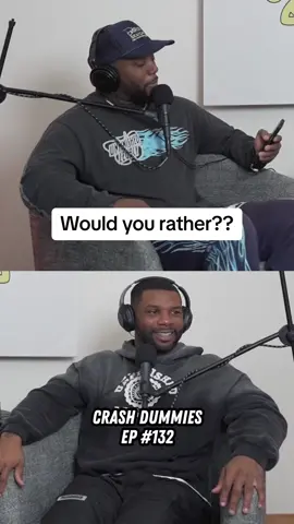 He got us right at the end 😂 #podcast #crashdummiespodcast #fyp #blackcontentcreators #comedy #funnypodcast 