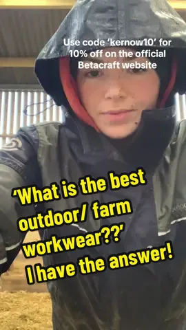 Betacraft workwear all the way! Use my 10% discound code ‘kernow10’ on rheir website. Perfect for on the farm fir yourself or as a present, as Christmas is coming! #waterproof #waterproofs #workwear #clothing #farmwear #outerwear #onthefarm #farmclothing #workclothes #betacraftworkwear #betacraft #sheep #farming #farm #farmer #shepherd #shepherdess #gifted #fyp #foryou #foryoupage 