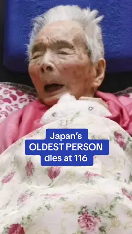 RIP to Fusa Tatsumi, Japan’s oldest person, who passed away this week at age 116 🙏 #fyp #japan #fusatatsumi #oldestperson #nursinghome 