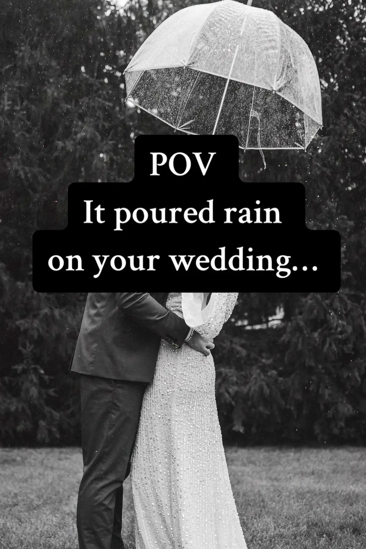 #fyp #foryou #rainywedding #wedding #asosweddingdress #bride #vintagefashion #vintagewedding 