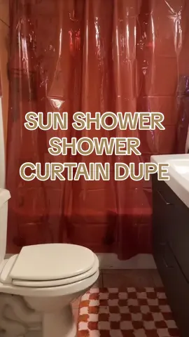 THE DUPE OF MY DREAMS!! Still want the real thing but this will do until then 🥹  #sunshower #showercurtain #homedecor #Home #interior #bathroom #bathroommakeover #fy #fyp #toronto 