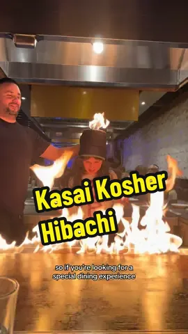 Come with us to Kasai, a kosher hibachi restaurant. #kosher #hibachi #Foodie #restaurant 