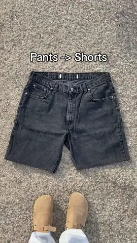 How to turn pants into shorts ensuring quality reamins in tact.