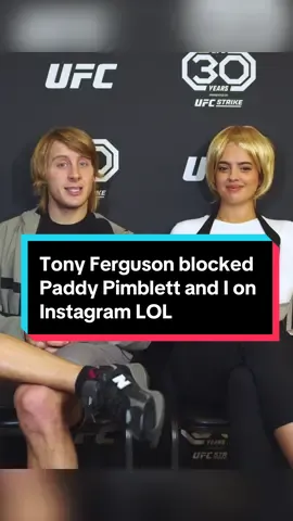 UFC fighter Tony Ferguson blocked Paddy Pimblett and I on Instagram LOL @UFC #UFC #ufc286 #paddypimblett #paddythebaddy #jiujitsu #brazilianjiujitsu #tonyferguson #ninadrama