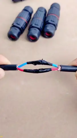 Outdoor sealed waterproof wire connector #electrician 