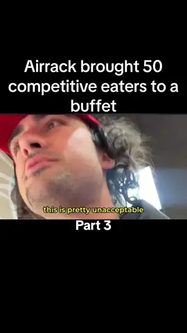 PT || Airrack brought 50 competitive eaters to a buffet. ||#fyp #viral #airrackvid 