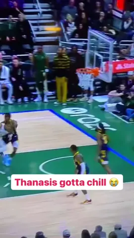 Bruh was holding himself bck 😭😭 #funny #basketball #NBA #funnyvideos #fyp 