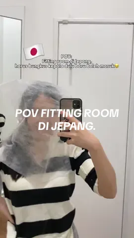 Pengalaman pertama aku yg seru bgt di fitting room Jepang🤣👀 #fittingroom #jepang #japantrip #cultureshock 