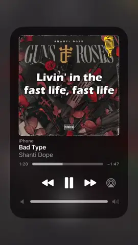 Shanti-Dope>Bad type//🎧#musicmood16 #music #fyp 