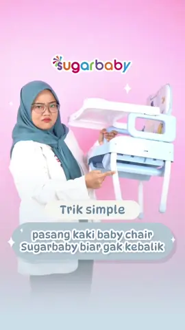 Yang sering pusing pas lagi pasang #4in1sitOnMe Sugarbaby, sini Minby kasih tau trik pasangnya biar gampang🤭🤫 #perlengkapanbayisugarbaby #babychairmurah #babychair #kursimakananak #saatnyaibubelanja 