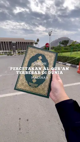 Percetakan Al-Qur’an terbesar di Dunia, Madinah. Semoga kalian bisa dateng kesini juga🤗 #percetakanalquran #percetakanalquranmadinah #madinah #madinahalmunawaroh #mushafalquran 